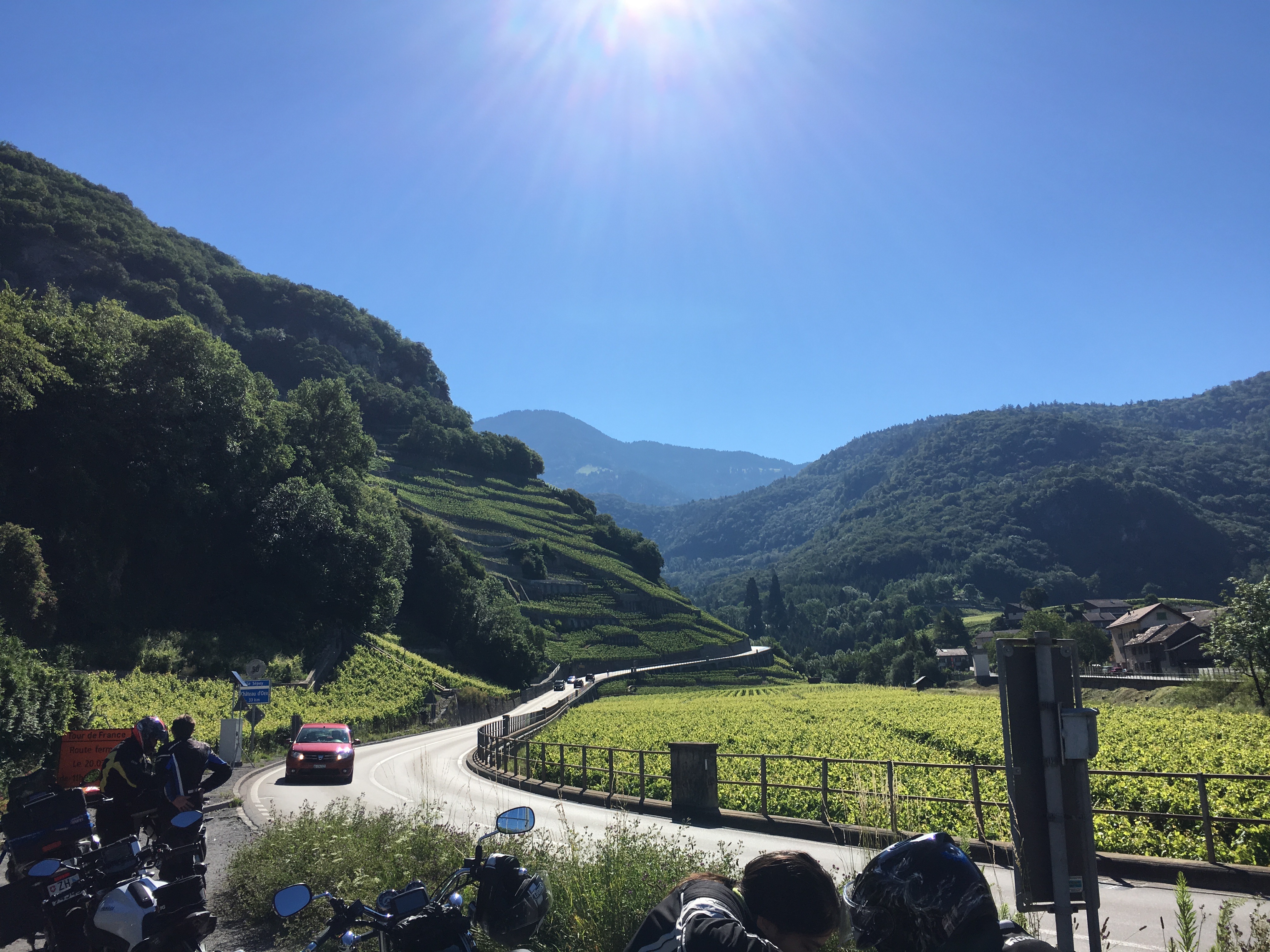 Gleich gehts den Hang hinauf