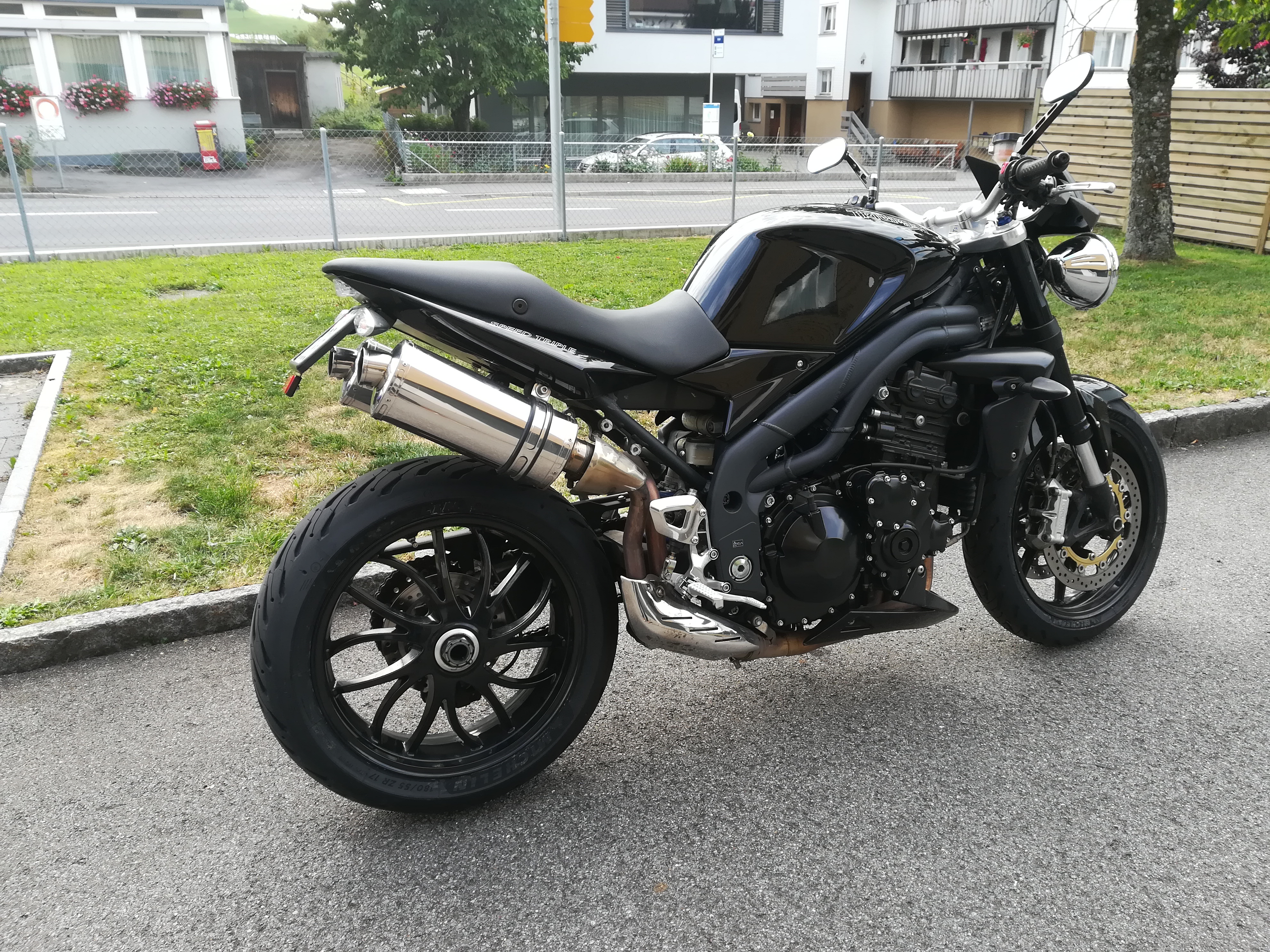 Speed Triple 1050, Heckumbau, N achher