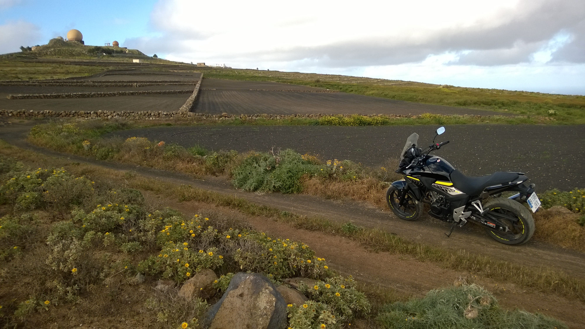 unterwegs mit der Honda CB 500X auf Lanzarote