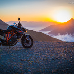 KTM 1290 Superduke R auf dem Stilfserjoch