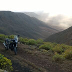 unterwegs mit der Honda CB 500X auf Lanzarote