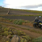 unterwegs mit der Honda CB 500X auf Lanzarote